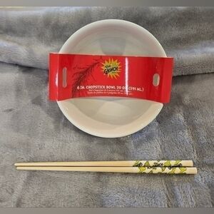 Dr. Seuss The Grinch 6 Inch Chopstick Bowl 20oz. NWT